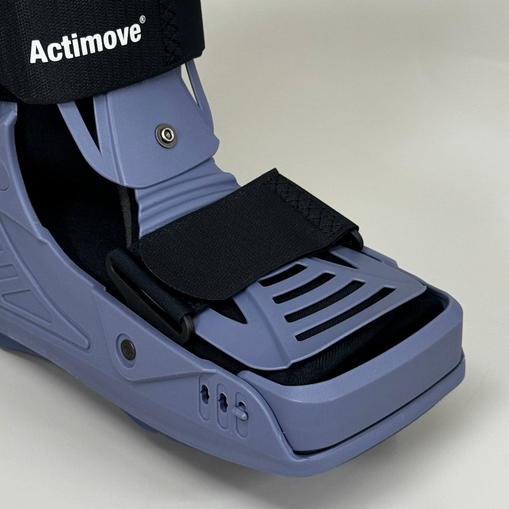 ACTIMOVE Walker Boot Right/Left Foot Sz Medium Blue/Grey 76276-07