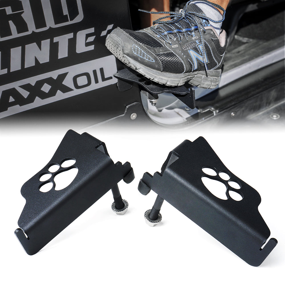 Xprite Front Foot Pegs with Paw Print 2007-2018 Wrangler JK