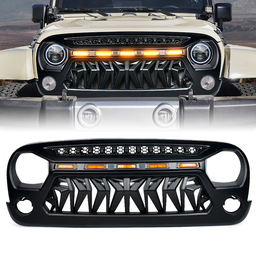 Xprite Venom Series Replacement Grille with LED Running Lights Jee
