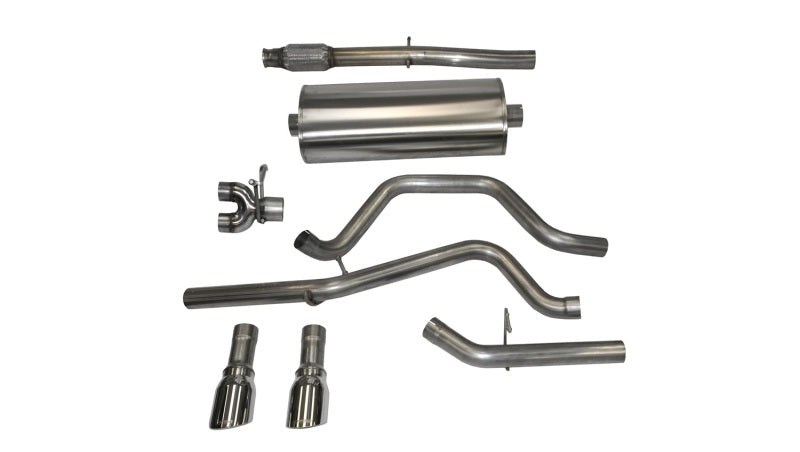 Corsa Performance Corsa 14 GMC Sierra/Chevy Silv 1500 Crew Cab/Std. Bed 5.3L V8 Polished