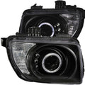 Anzo 2003-2006 Honda Element Projector Headlights w/ Halo Black