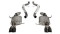 Corsa Performance 08-12 BMW M3 Convertible E93 Black Sport Cat-Back Exhaust