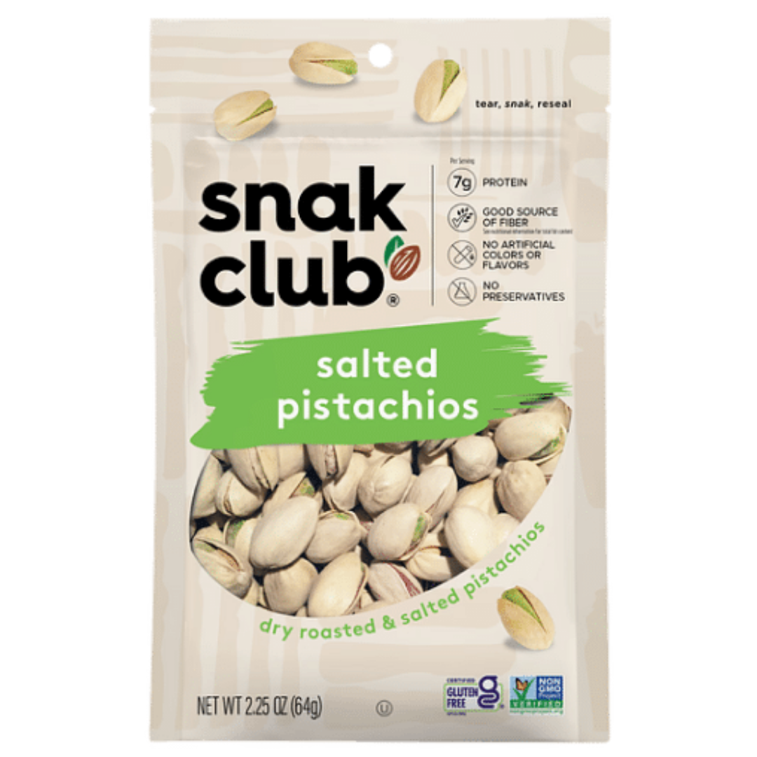 Snack Club Salted Pistachios Premium Snack (2.25oz)