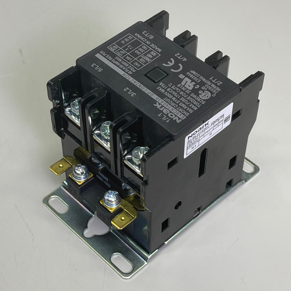 NOARK Definite Purpose Contactor  40A 208-240V 3-Pole Ex9CKT40A30XU7