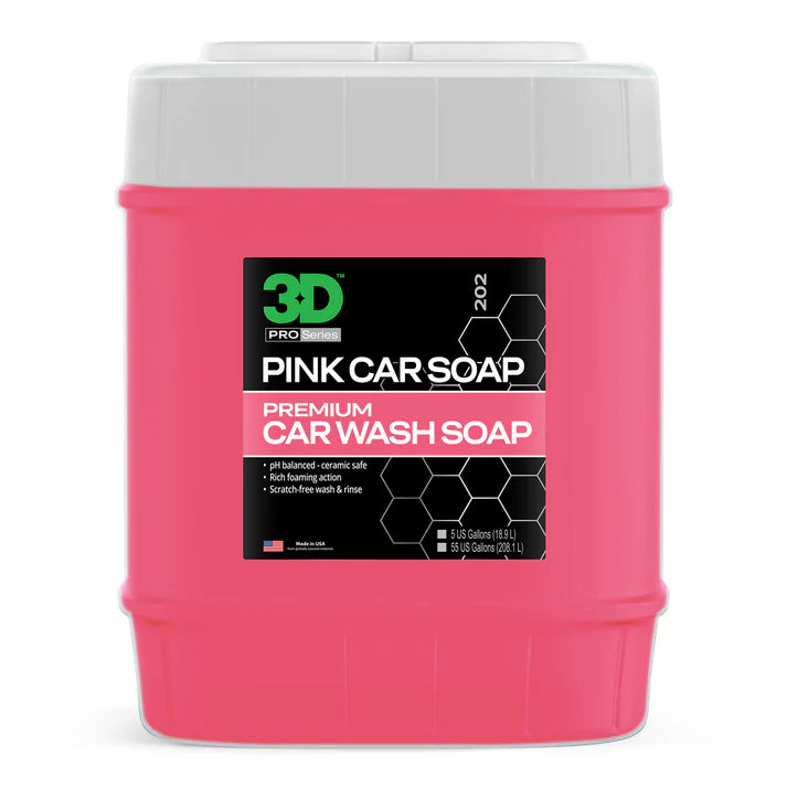 3D PINK CAR SOAP 5 GALLON