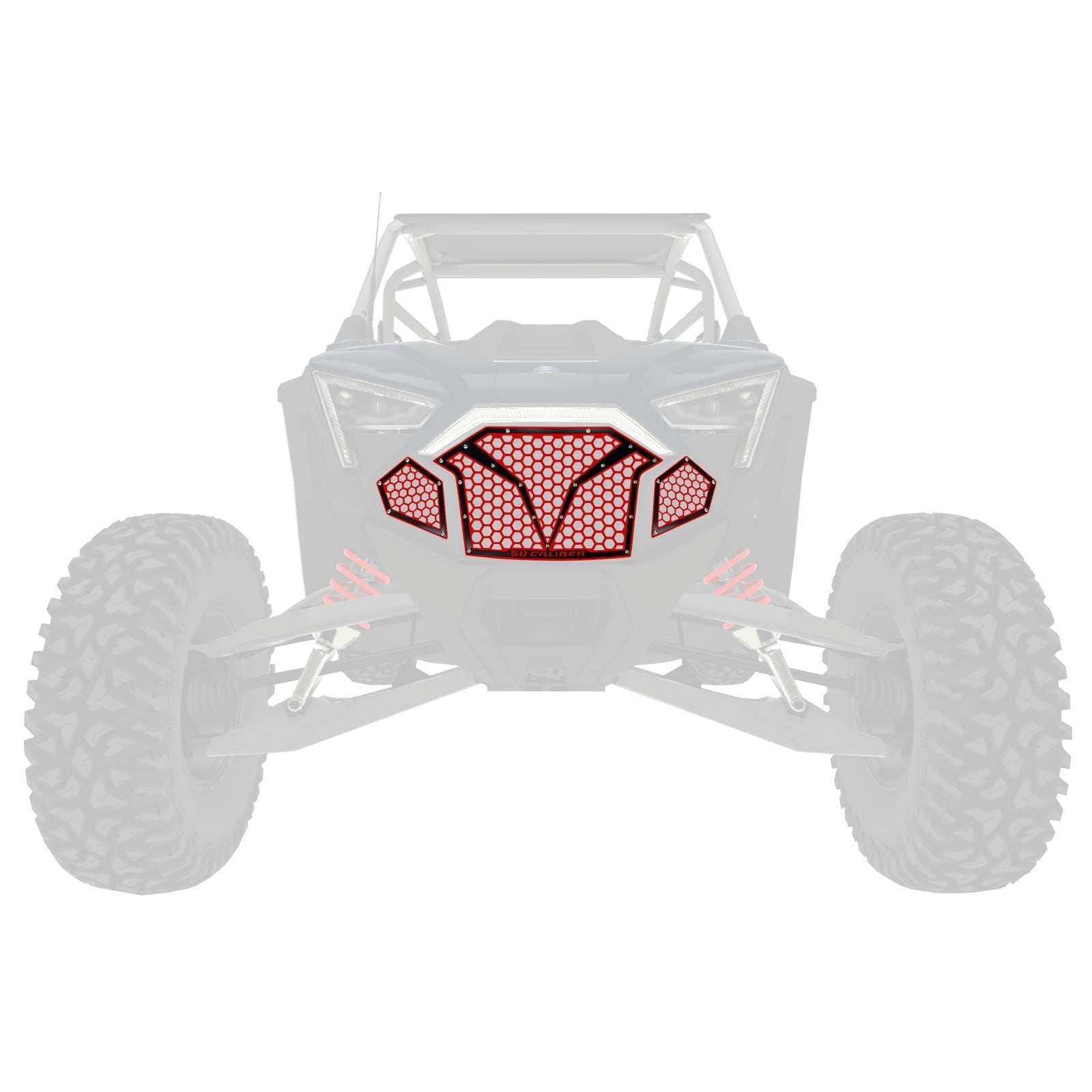 3 Piece Laser Cut Steel Grille RZR PRO R & Turbo R