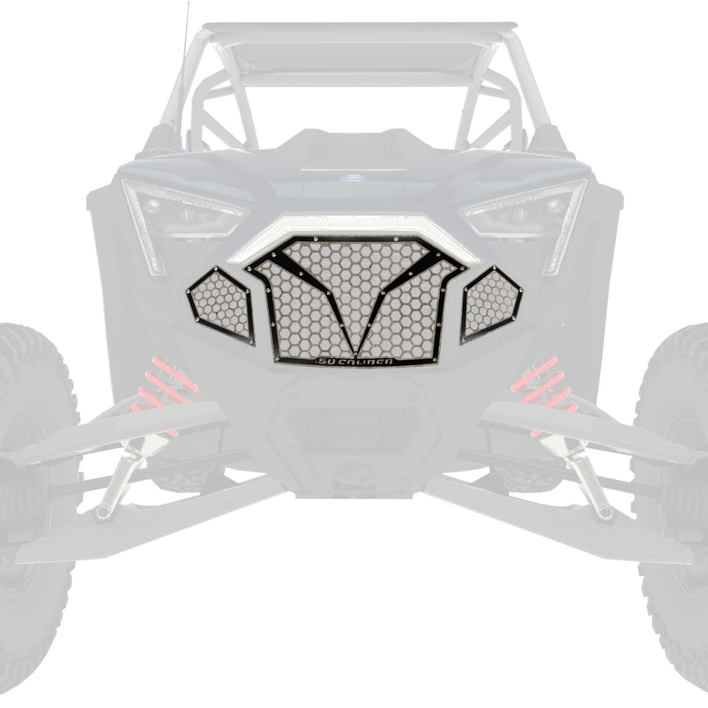 3 Piece Laser Cut Steel Grille RZR PRO R & Turbo R