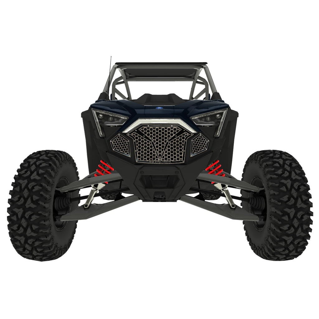 3 Piece Laser Cut Steel Grille RZR PRO R & Turbo R