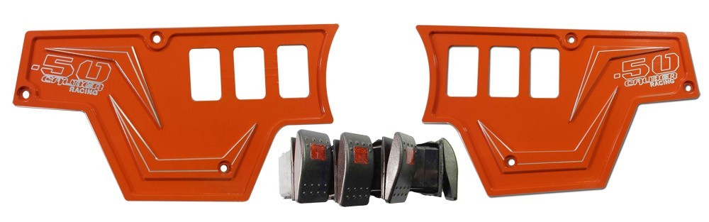 XP1000 6 Switch Dash Panel Orange