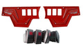XP1000 6 Switch Dash Panel Red