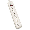 Tripp Lite Protect It! Surge Protector, 7 AC Outlets, 12 ft Cord, 1,080 J, Light Gray