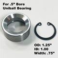 Chromoly Uniball Cups with Snap Ring