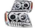 Anzo 1999-2004 Jeep Grand Cherokee Projector Headlights w/ Halo Chrome