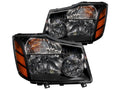 Anzo 2004-2007 Nissan Armada Crystal Headlights Black