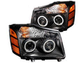 Anzo 2004-2007 Nissan Armada Projector Headlights w/ Halo Black (CCFL)