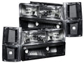 Anzo 1994-1998 Chevrolet C1500 Crystal Headlights Black