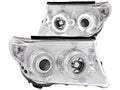 Anzo 2008-2009 Toyota Land Cruiser Projector Headlights w/Halo Chrome CCFL