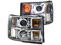 Anzo 2007-2013 Gmc Sierra 1500 Projector Headlights w/ U-Bar Chrome