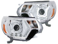 Anzo 2012-2015 Toyota Tacoma Projector Headlights w/ U-Bar Chrome