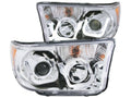Anzo 2007-2013 Toyota Tundra Projector Headlights w/ U-Bar Chrome