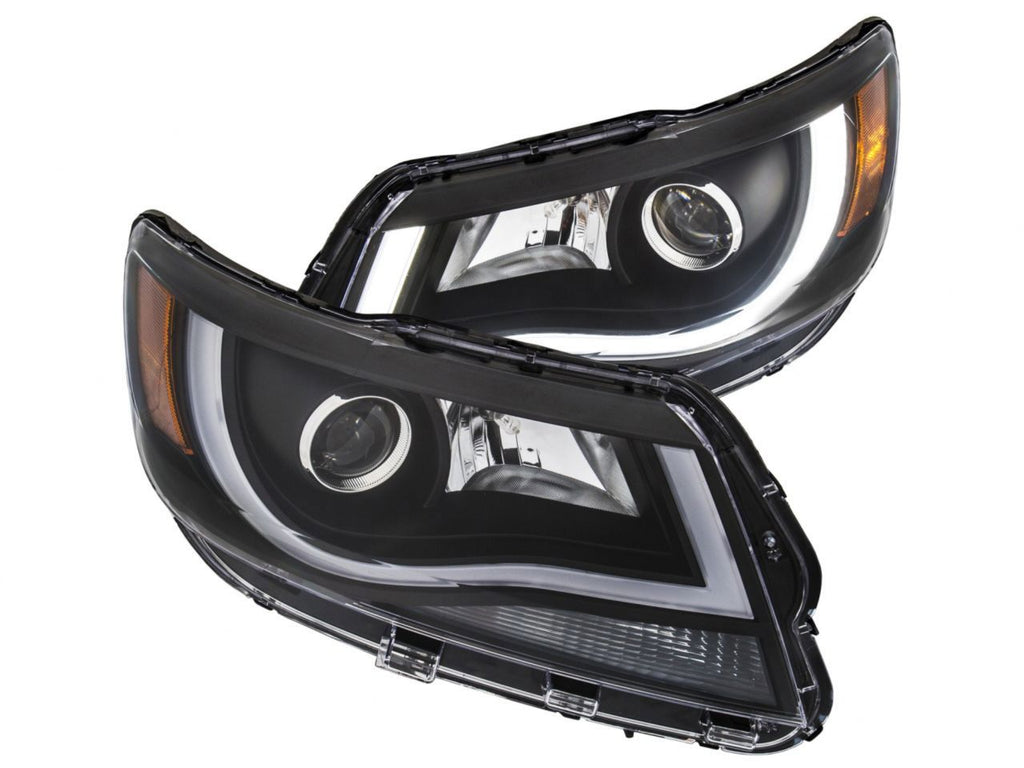 Anzo 2015-2016 Chevrolet Colorado Projector Headlights w/Plank Style Design