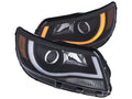 Anzo 2015-2016 Chevrolet Colorado Projector Headlights w/Plank Style Switch