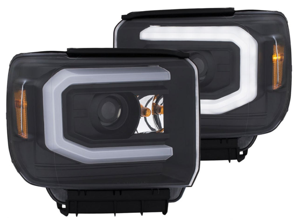 Anzo GMC Sierra 2500HD/3500HD 15-18 Projector Headlights Black