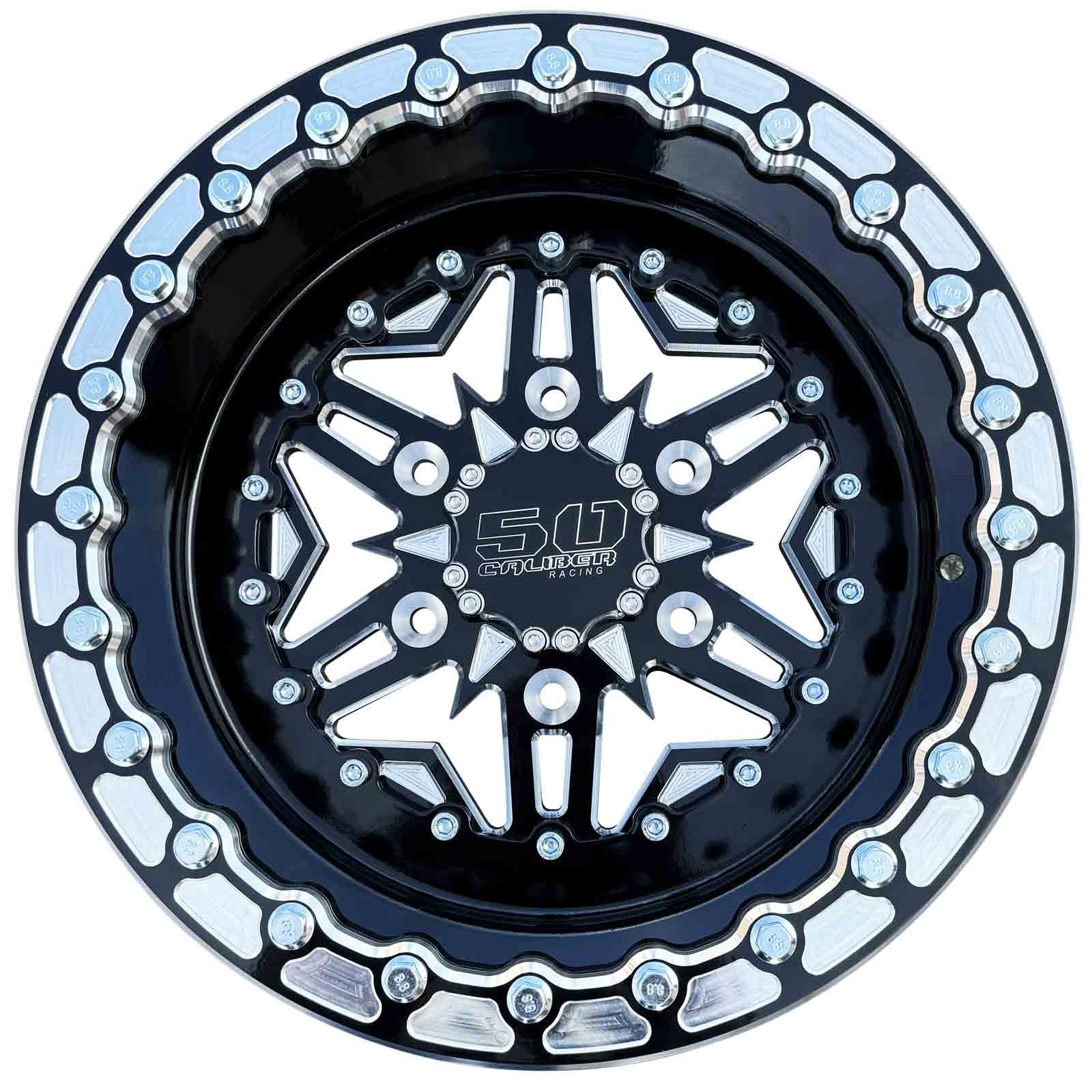 504 Billet Aluminum Can-Am Beadlock wheel 6 lug Black