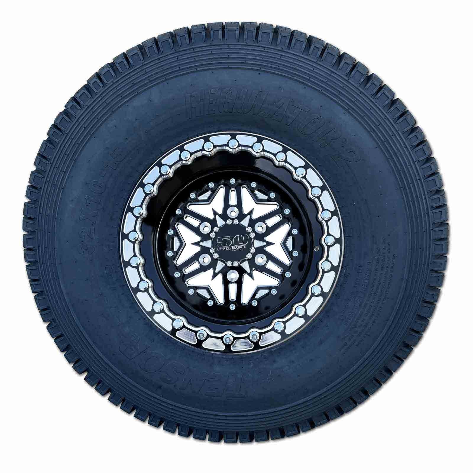 504 Billet Aluminum Can-Am Beadlock wheel 6 lug Black