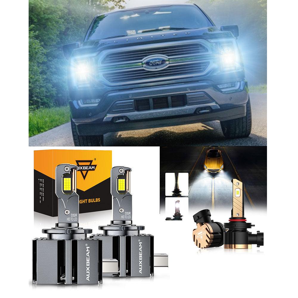 For 2013-2014 F-150 HID D3S LED Headlight Bulbs