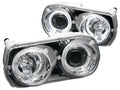 Anzo 1994-1997 Acura Integra Projector Headlights w/ Halo Chrome