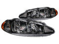 Anzo 1998-2004 Dodge Intrepid Crystal Headlights Black