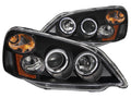 Anzo 2001-2003 Honda Civic Projector Headlights w/ Halo Black