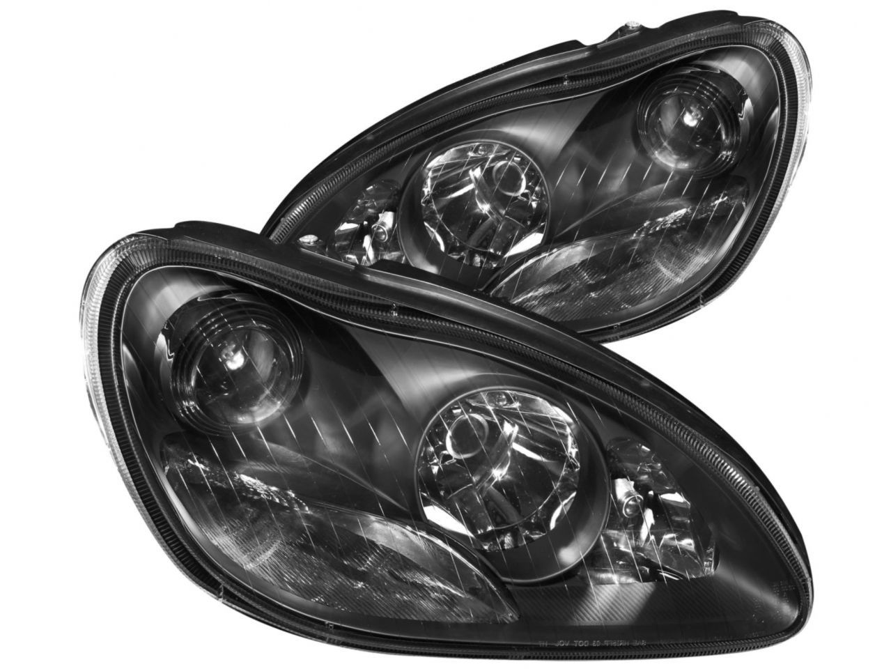 Anzo 2000-2005 Mercedes Benz S Class W220 Projector Headlights Black
