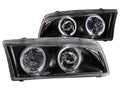 Anzo 1997-2002 Mitsubishi Mirage Crystal Headlights w/ Halo Black