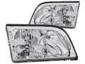Anzo 1992-1999 Mercedes Benz S Class W140 Crystal Headlights Chrome