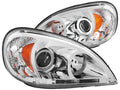 Anzo 1997-2001 Mercedes Benz M Class Projector Headlights w/ Halo Chrome