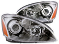 Anzo 2002-2004 Nissan Altima Projector Headlights w/ Halo Chrome