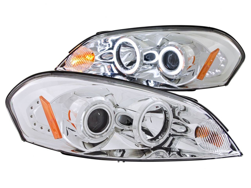 Anzo 2006-2007 Chevrolet Monte Carlo Projector Headlights w/ Halo Chrome
