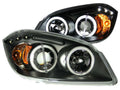 Anzo 2005-2010 Chevrolet Cobalt Projector Headlights w/ Halo Black