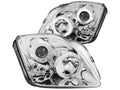 Anzo 1997-2001 Honda Prelude Projector Headlights w/ Halo Chrome