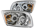 Anzo  2007-2012 Dodge Caliber Projector Headlights w/ Halo Chrome (CCFL