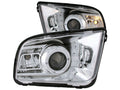 Anzo 2005-2009 Ford Mustang Projector Headlights w/ Halo Chrome