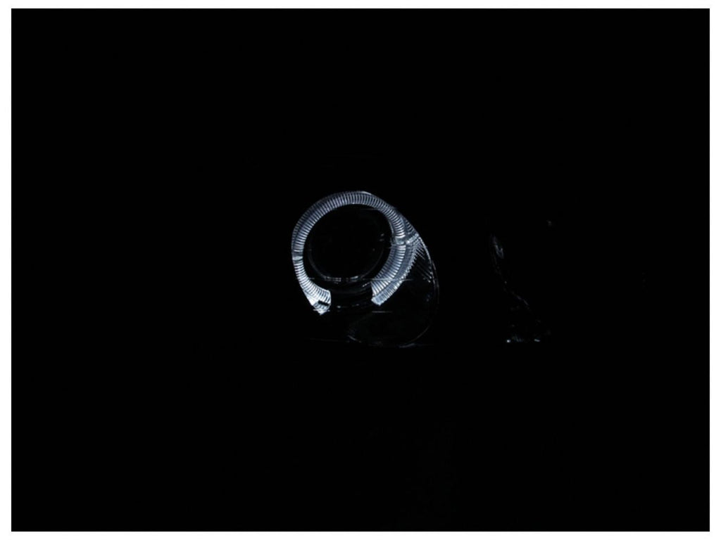 Anzo 1997-1999 Mitsubishi Eclipse Projector Headlights w/ Halo Chrome