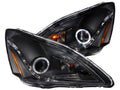 Anzo 2003-2007 Honda Accord Projector Headlights w/ Halo Black (R8 Style)
