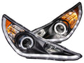 Anzo 2011-2014 Hyundai Sonata Projector Headlights w/ Halo Black