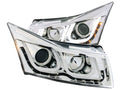 Anzo 2011-2015 Chevrolet Cruze Projector Headlights w/ U-Bar Chrome