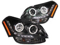 Anzo 2010-2011 Kia Soul Projector Headlights w/ Halo Black (CCFL)