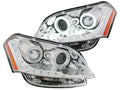 Anzo 2010-2011 Kia Soul Projector Headlights w/ Halo Chrome (CCFL)