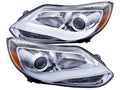 Anzo 2012-2014 Ford Focus Projector Headlights w/ Plank Style Design Chrome